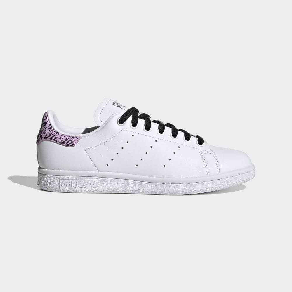 Originals Adidas Stan Smith Dama Romania - Albi/Negrii EH2038